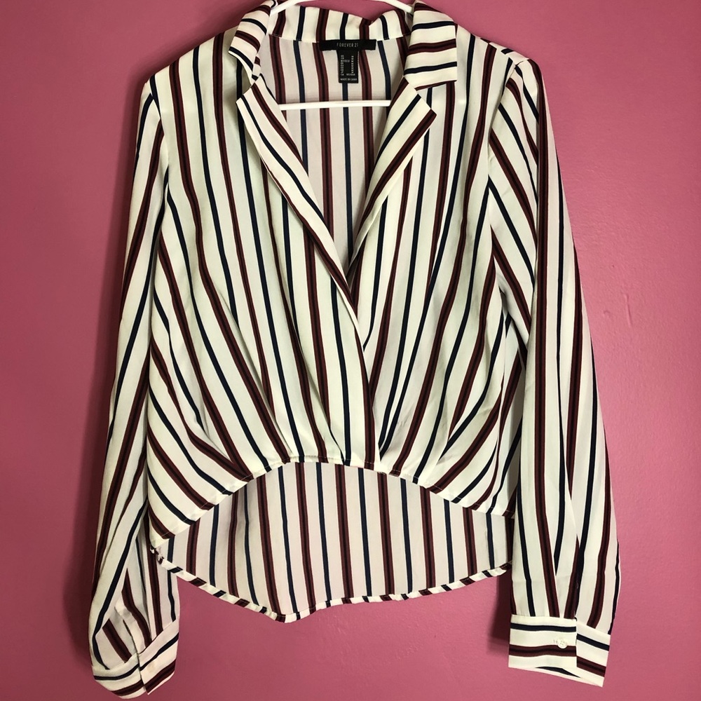 Forever 21 low to high blouse Size M